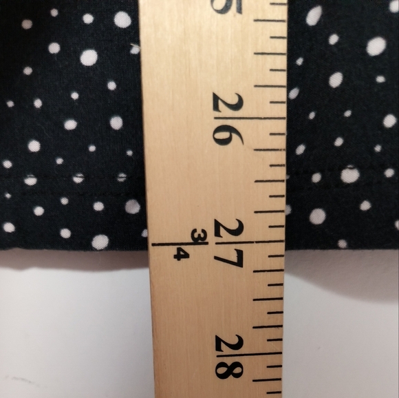 [5x$20] New Black and White Polka Dots Top / 3X - Picture 4 of 8